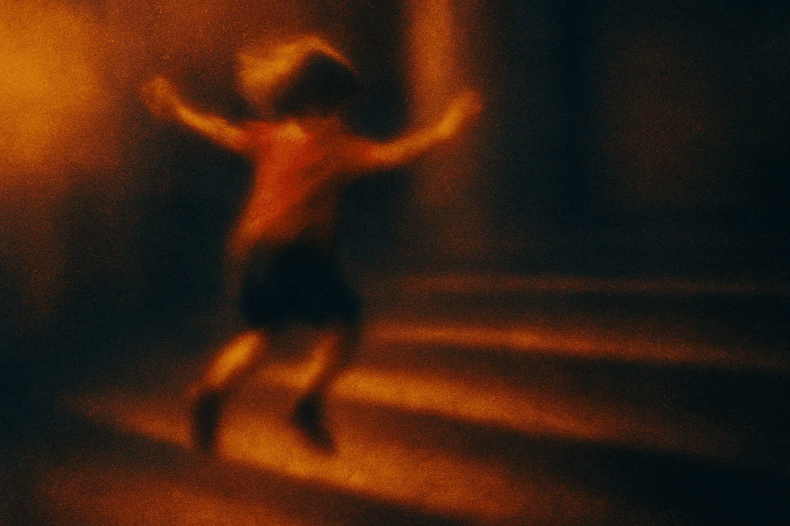 Visual interpretation of "On the steps outside of music class": On the steps outside of music class; You taught me how to jump through time.