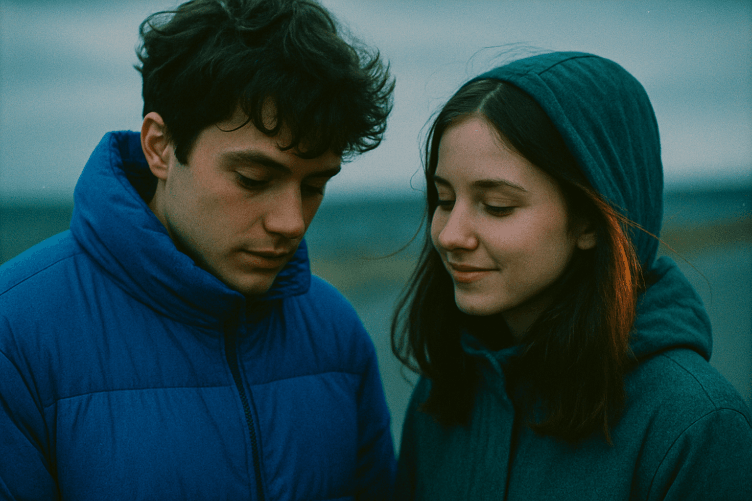 Visual interpretation of "The jacket you wore all last": The jacket you wore all last; year