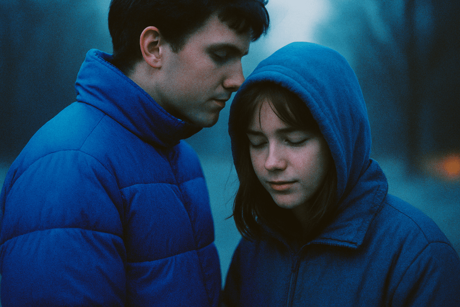 Visual interpretation of "The jacket you wore all last": The jacket you wore all last; year