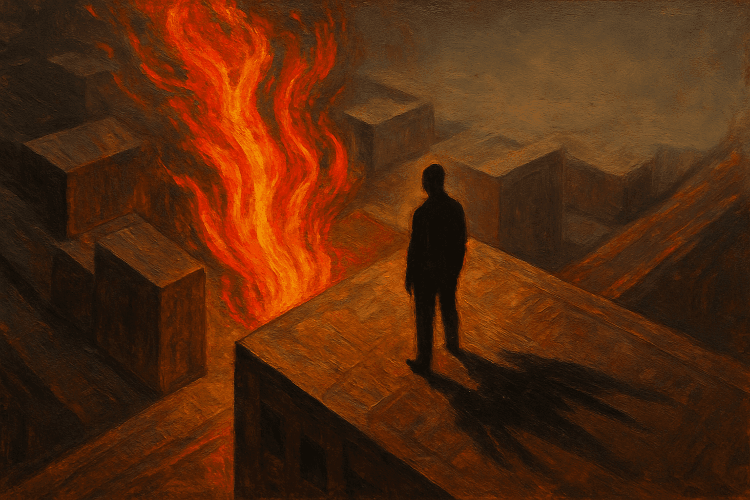 Visual interpretation of "The dream": The plan and execution—; A fool's errand: demanded retribution.