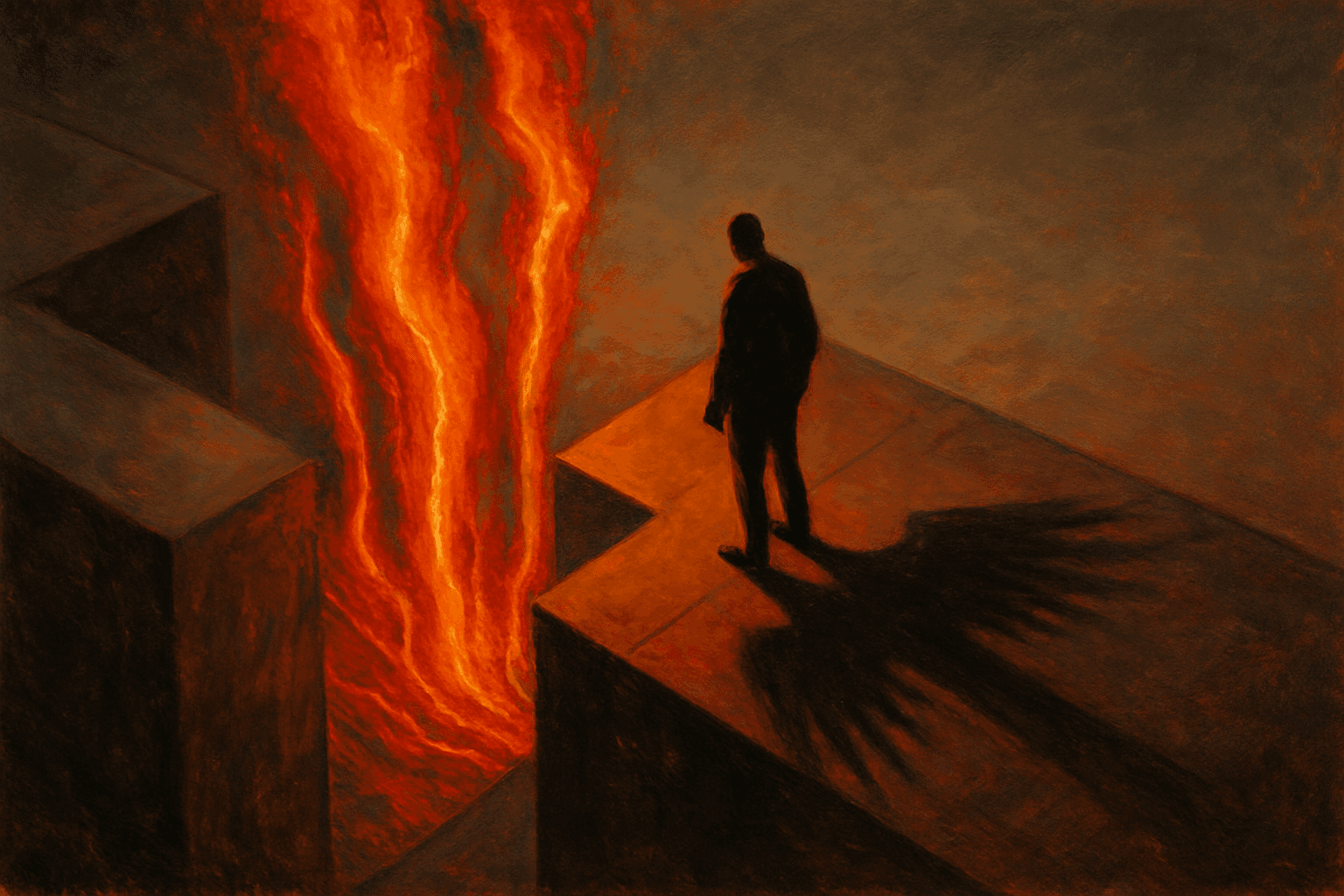 Visual interpretation of "The dream": The plan and execution—; A fool's errand: demanded retribution.