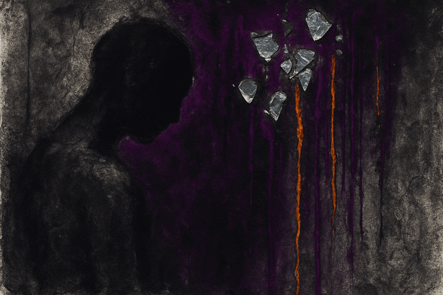 Visual interpretation of "A chamber of the overcome": You'll be taken back one day; To the room you worked your entire life to