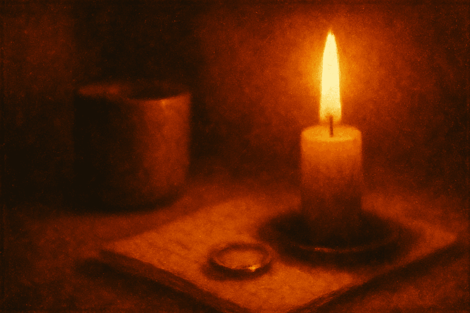 Visual interpretation of "As the fire grew within": The Walkman on the long rides throughout; the boroughs