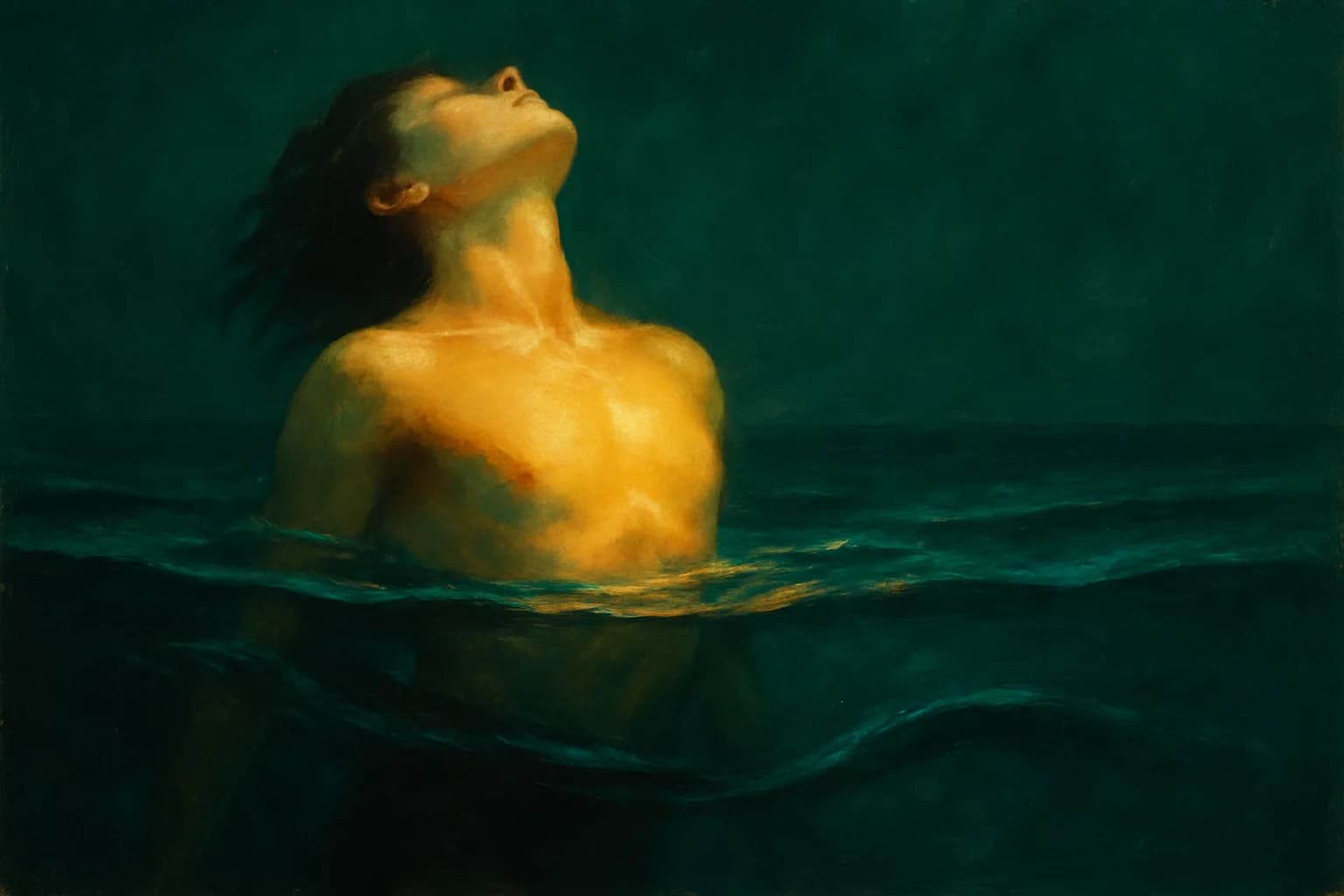 Artwork for "As your lungs fill", drawn from the lines: The pull of return from the; forced pause