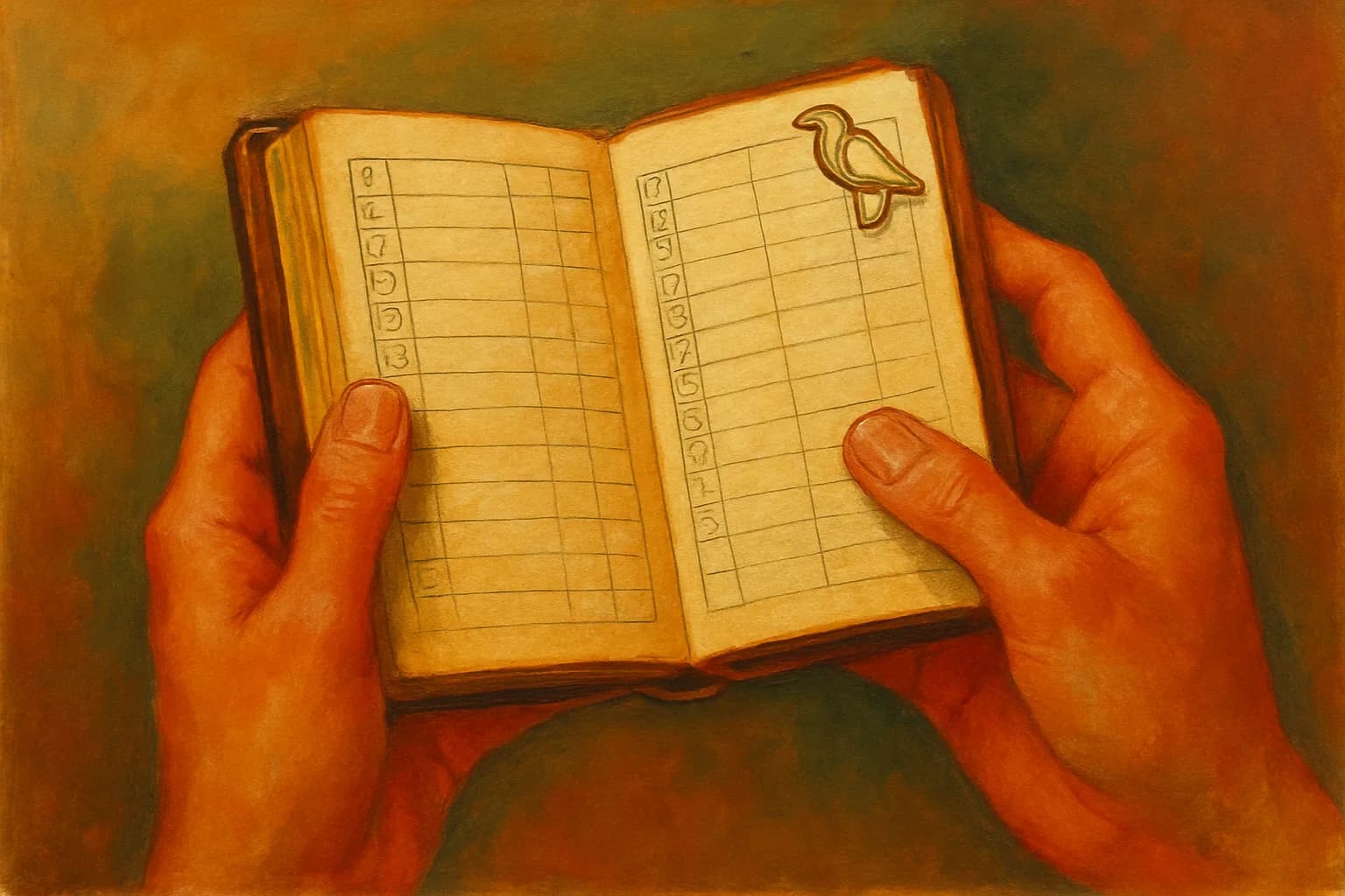 Artwork for "Hold close the messenger", drawn from the lines: One day, you'll discover a way to; do things—
