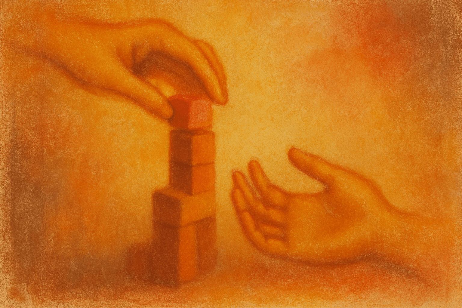 Visual interpretation of "I'll learn one day": To even think that I could teach you,; When you already know so much.