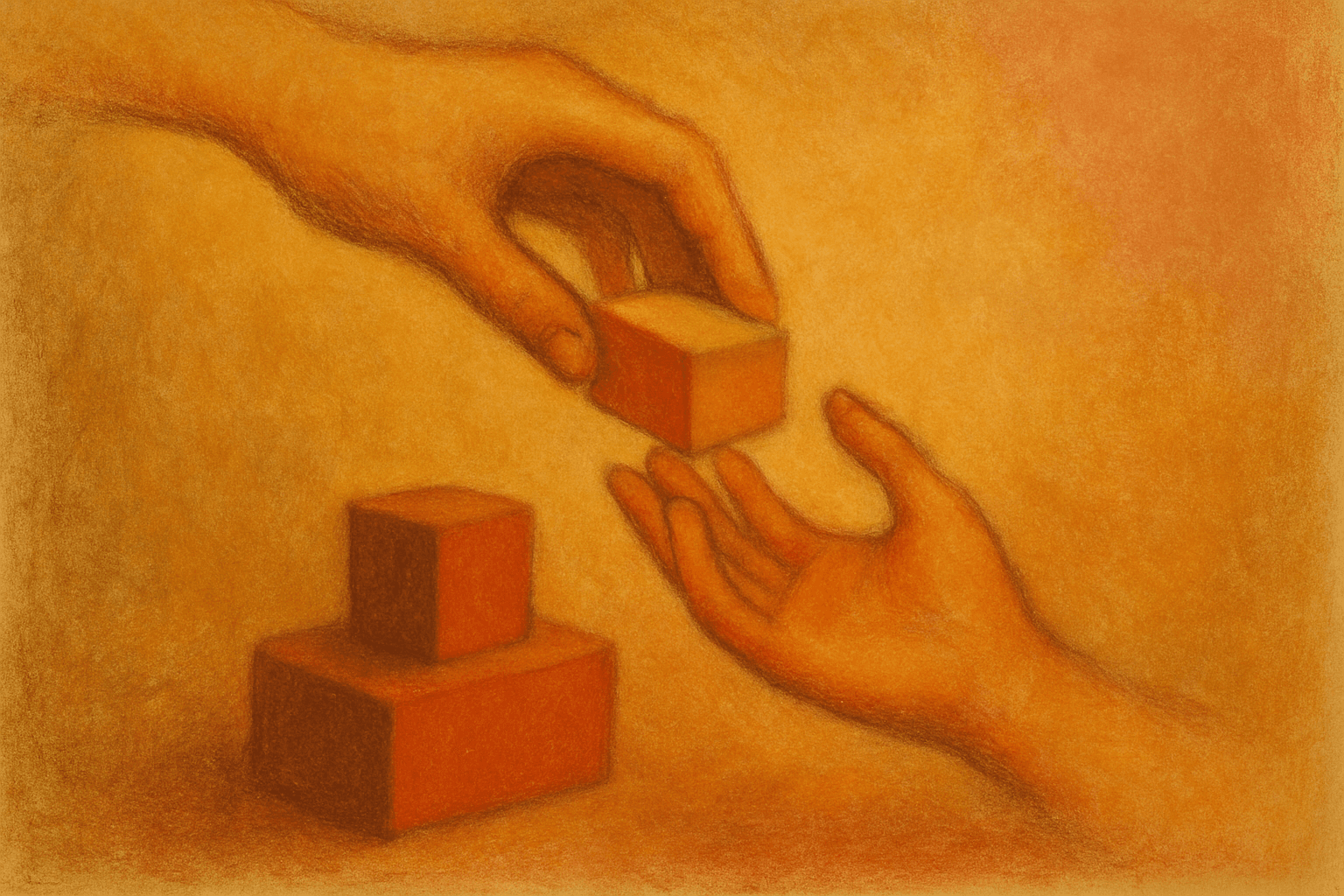 Visual interpretation of "I'll learn one day": To even think that I could teach you,; When you already know so much.