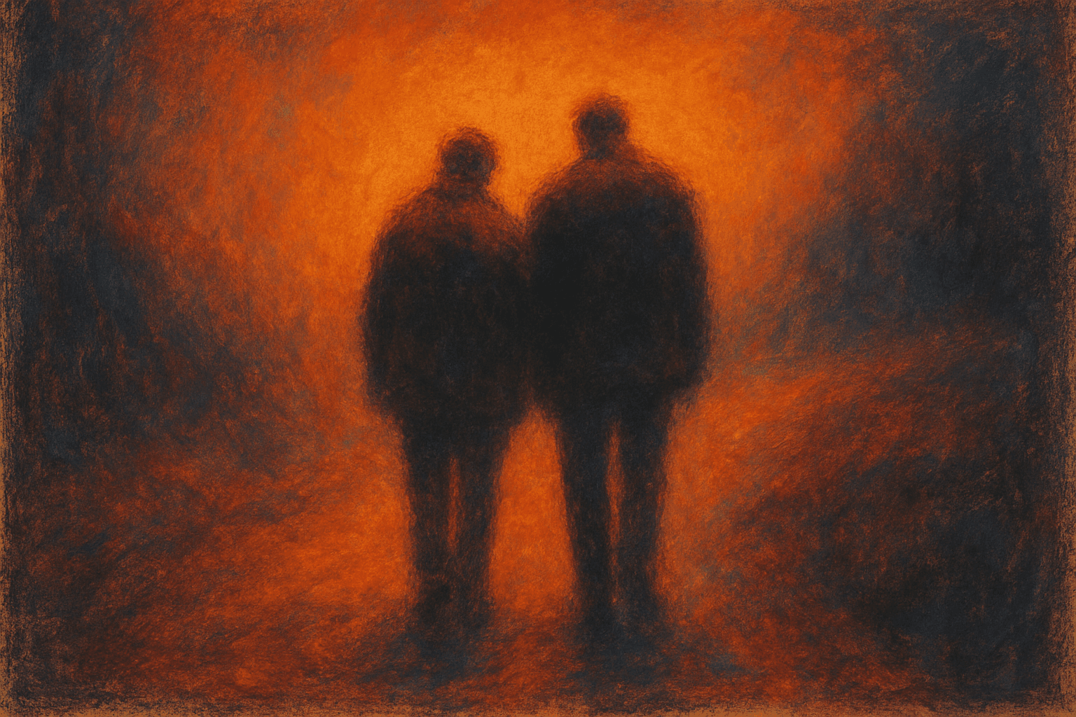 Visual interpretation of "Let's walk together": You don't yet know me, but I know; exactly who you are.