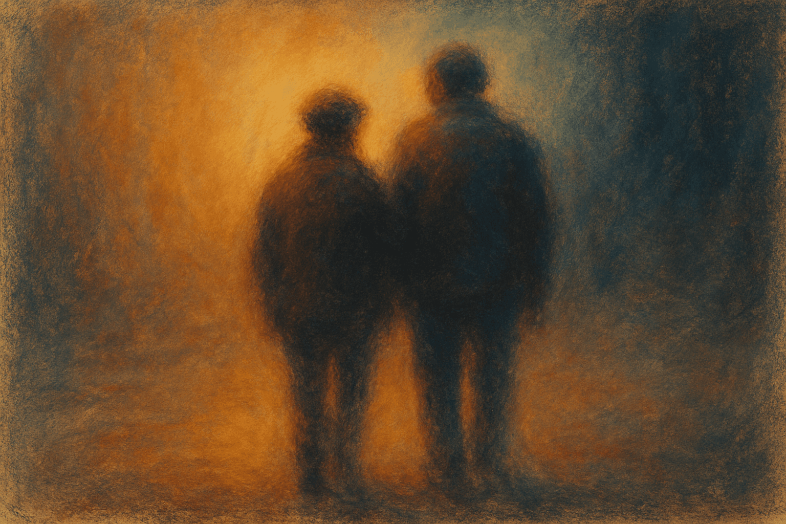 Visual interpretation of "Let's walk together": You don't yet know me, but I know; exactly who you are.