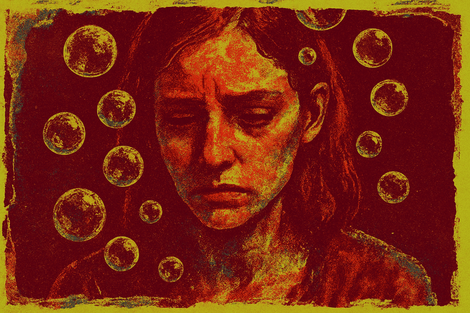 Visual interpretation of "Or leave before you": What if you got so good at lying; That they could just float out of you