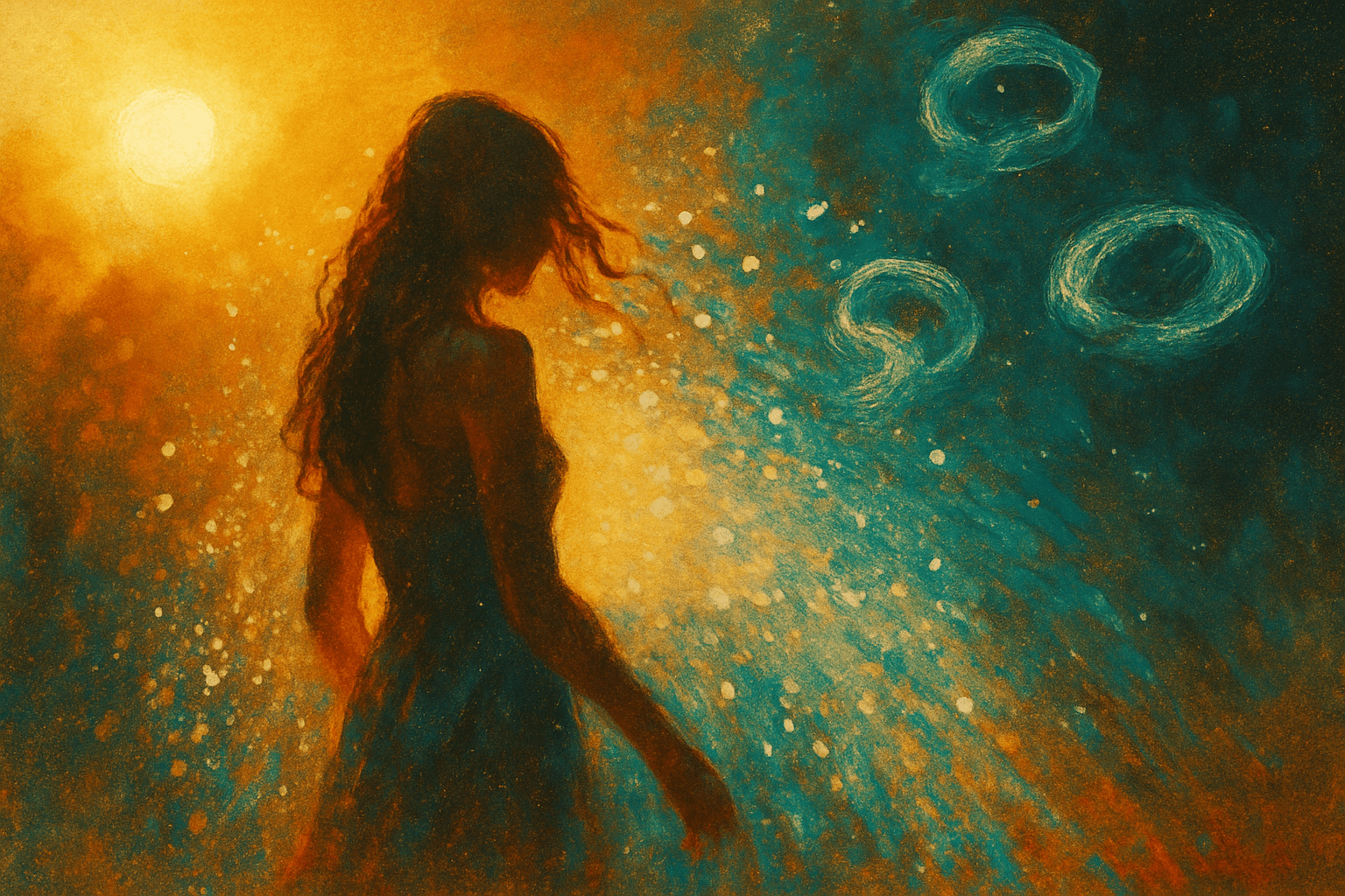 Visual interpretation of "The painting of paradise": Yesterday, through my translucent looking glass; I watched, from the deepest recesses of my desire