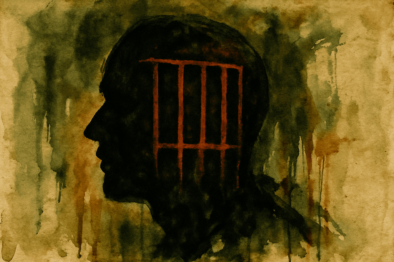 Visual interpretation of "The real prison": Don't let your power of choice; be consumed by the bitterness