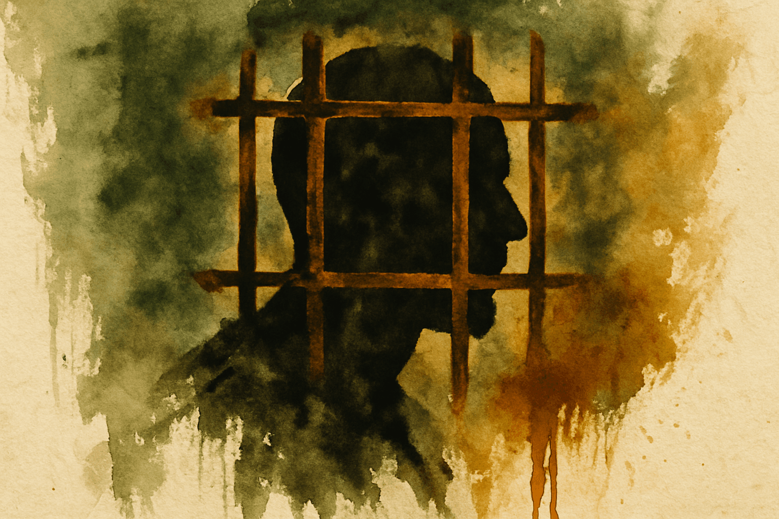 Visual interpretation of "The real prison": Don't let your power of choice; be consumed by the bitterness