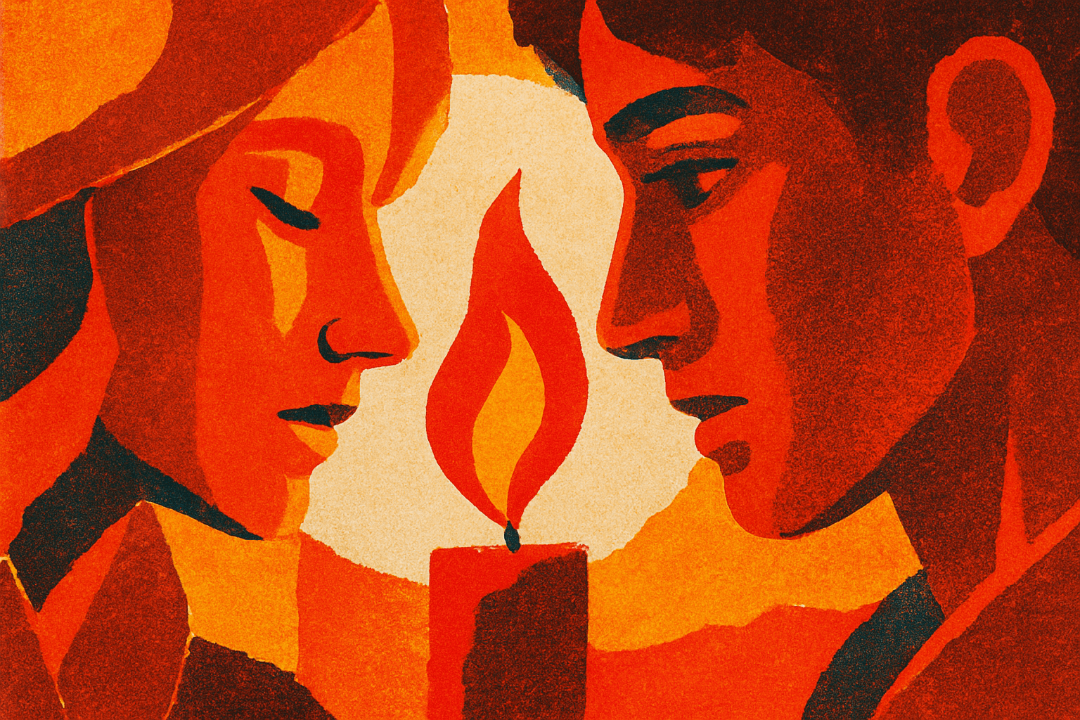 Visual interpretation of "What happens next": The flame begins to burn; In the palace of imagination, surrounded by