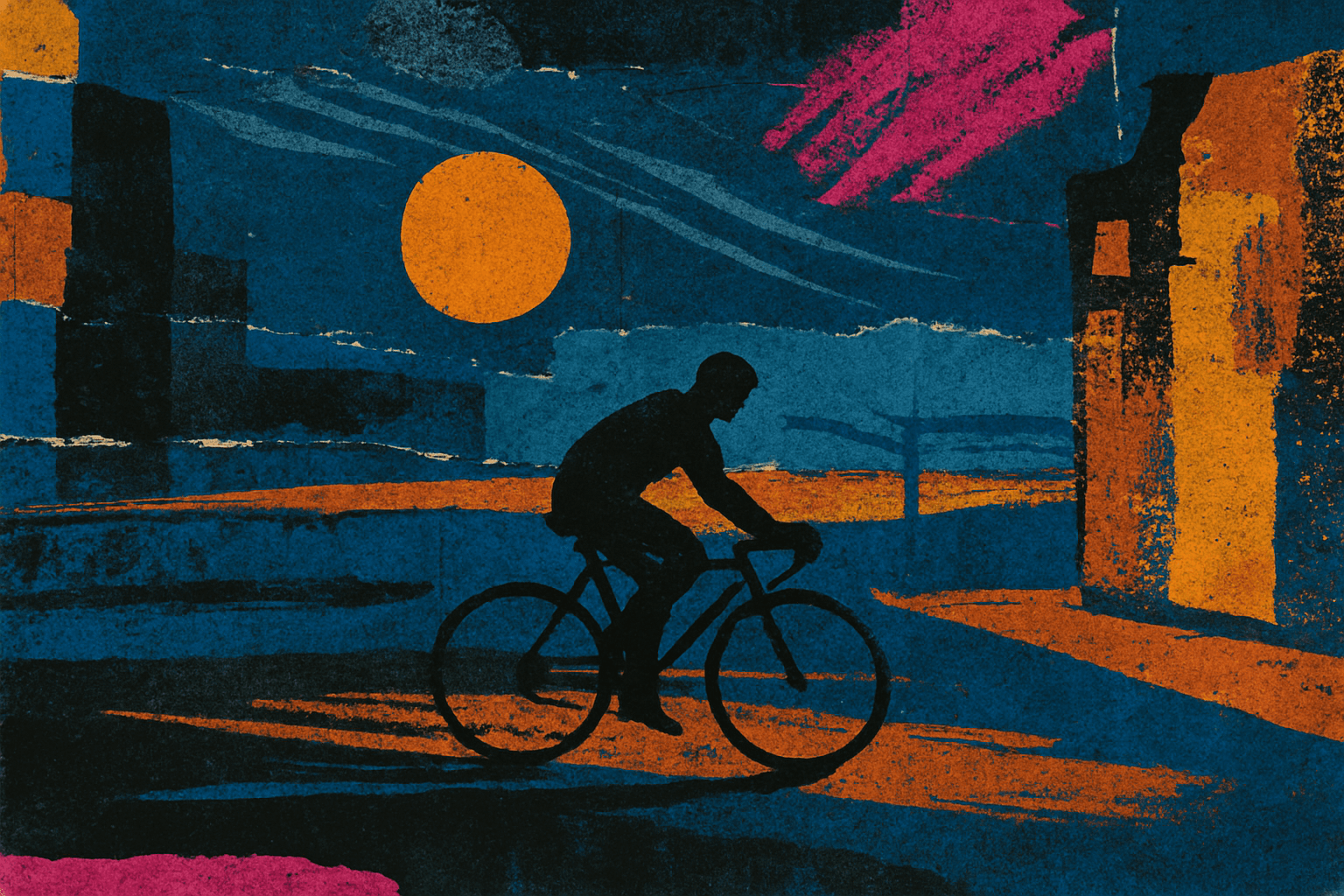 Visual interpretation of "Where dreams emerged...": Please don't take away the early mornings; on the subway, Biggie bumping in the