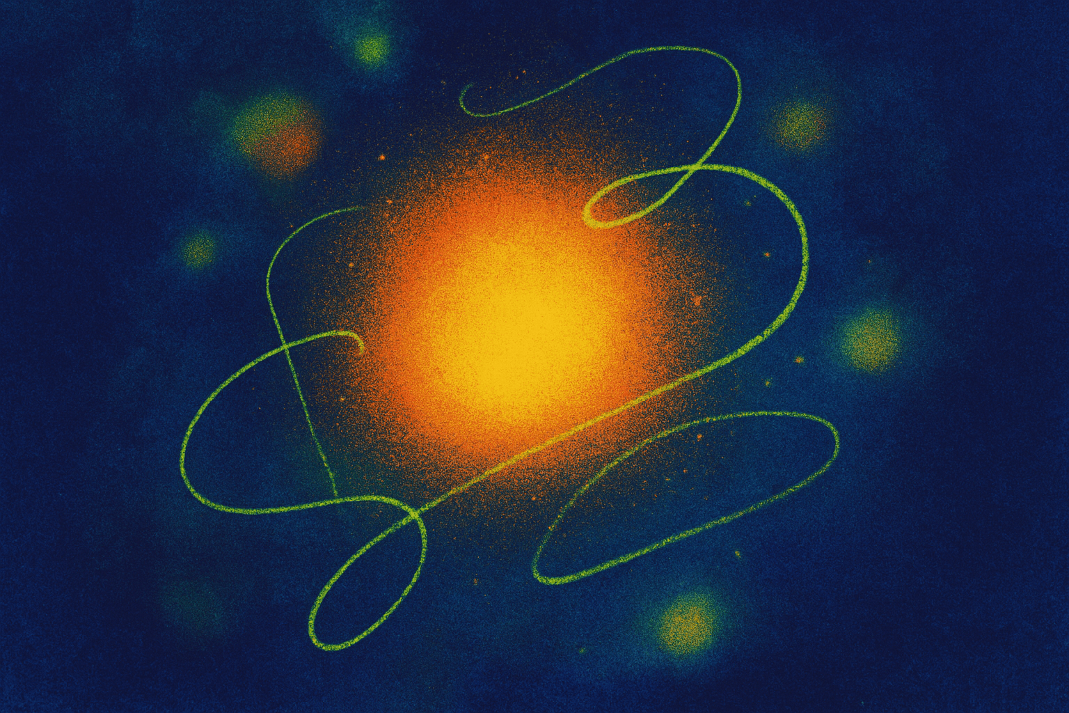 Visual interpretation of "Lightning Bug": I wish I could cup your tiny hands; Around the shape of the lightning bug