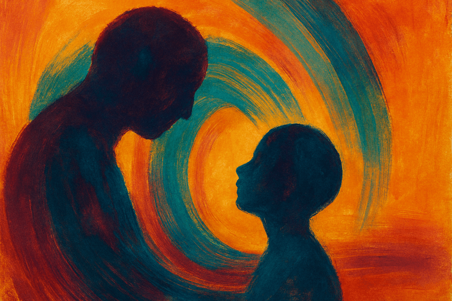 Visual interpretation of "How'd you know the echo of colors": How'd you know the echo of colors; Of those Suzuki strings