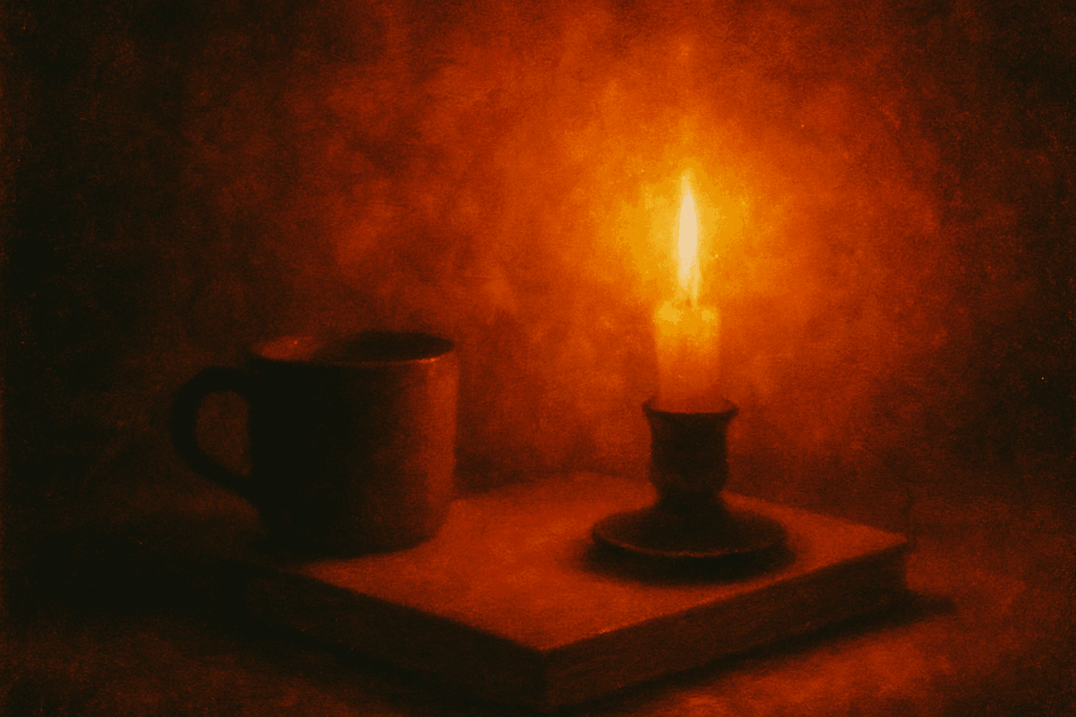 Visual interpretation of "As the fire grew within": The Walkman on the long rides throughout; the boroughs