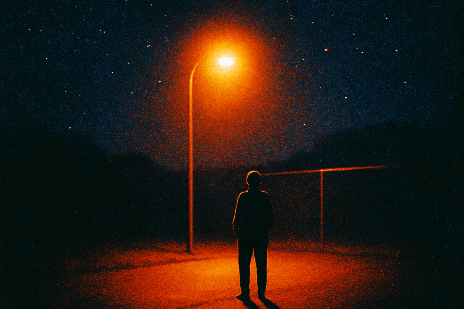 Visual interpretation of "So slip away": It's okay to; Slip out at night,