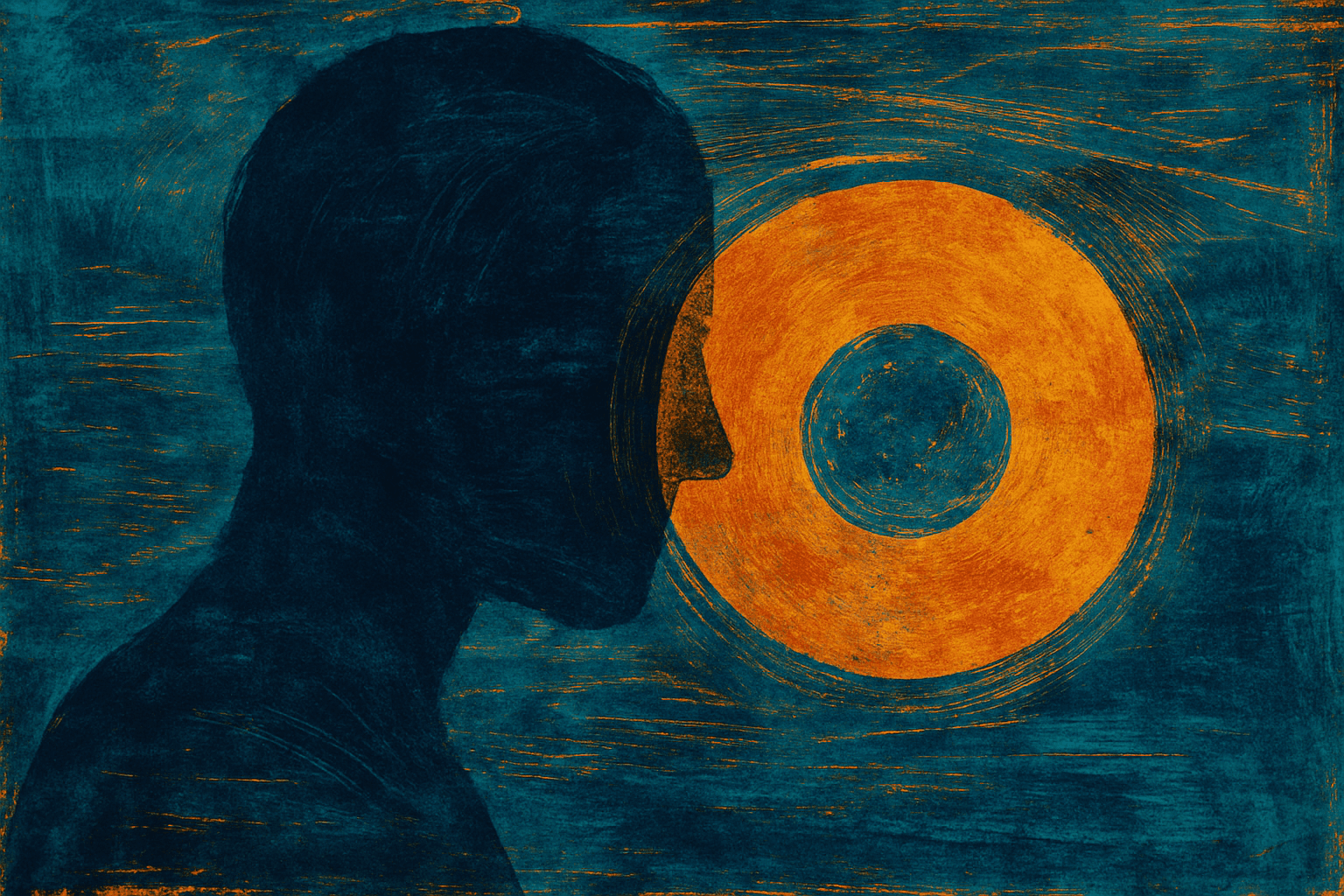 Visual interpretation of "That syncopated rhythm": Listen closely to; The hole within yourself,