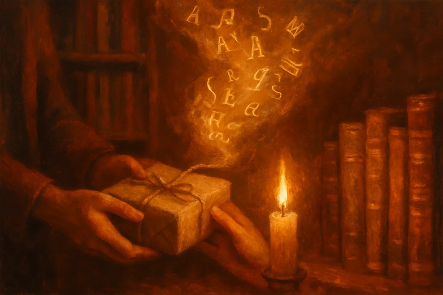 Artwork for "What happens next", drawn from the lines: The flame begins to burn; In the palace of imagination, surrounded by